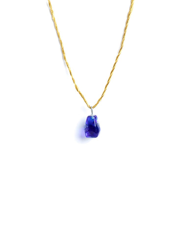 BLUE TEARDROP NECKLACE