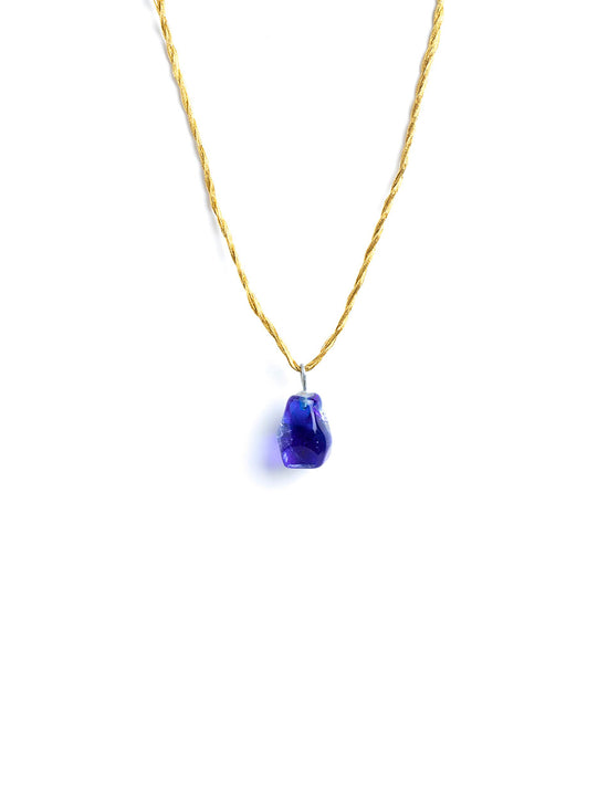 BLUE TEARDROP NECKLACE