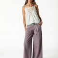OVERCAST PLEATED TROUSERS
