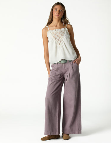 OVERCAST PLEATED TROUSERS