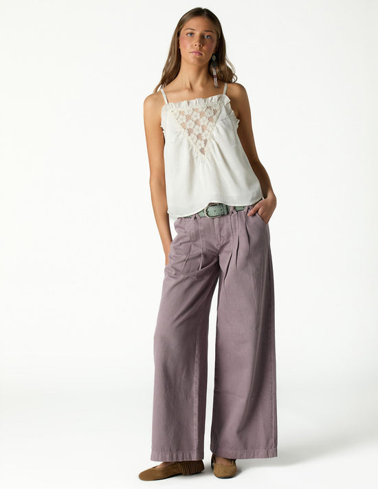 OVERCAST PLEATED TROUSERS