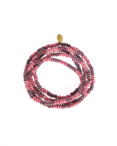 LONG BEAD NECKLACE MIX BLUSH