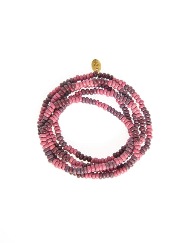 LONG BEAD NECKLACE MIX BLUSH
