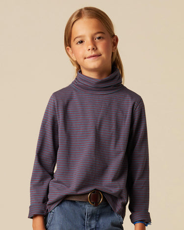 CAMISETA CUELLO VUELTO RAYAS