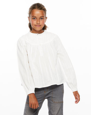 Raw yoke shirt