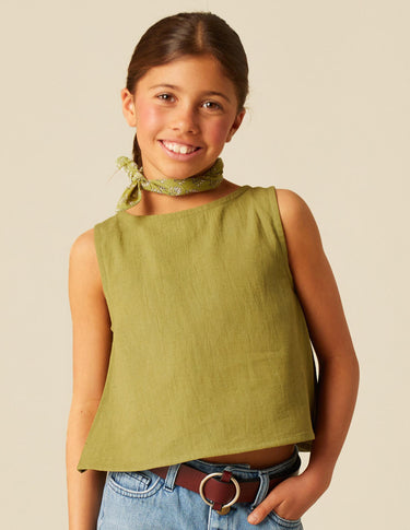 CAMISA CRUZADA VERDE