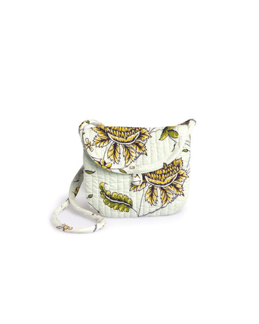 INDIAN SWIPE PRINT SHOULDER BAG