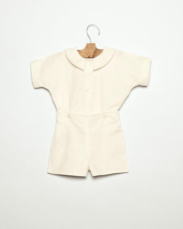 WHITE PIQUE SET