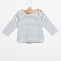 STRIPED WAVE T-SHIRT