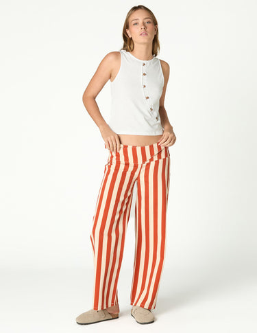 RED STRIPE TROUSERS