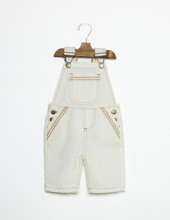 PETO BLANCO BOLSILLOS BORDADOS