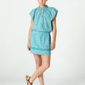 TOILE POND PRINT DRESS