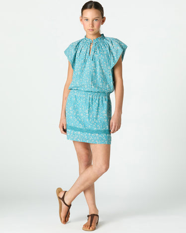 TOILE POND PRINT DRESS