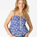 WAVE PRINT CAMISOLE TOP