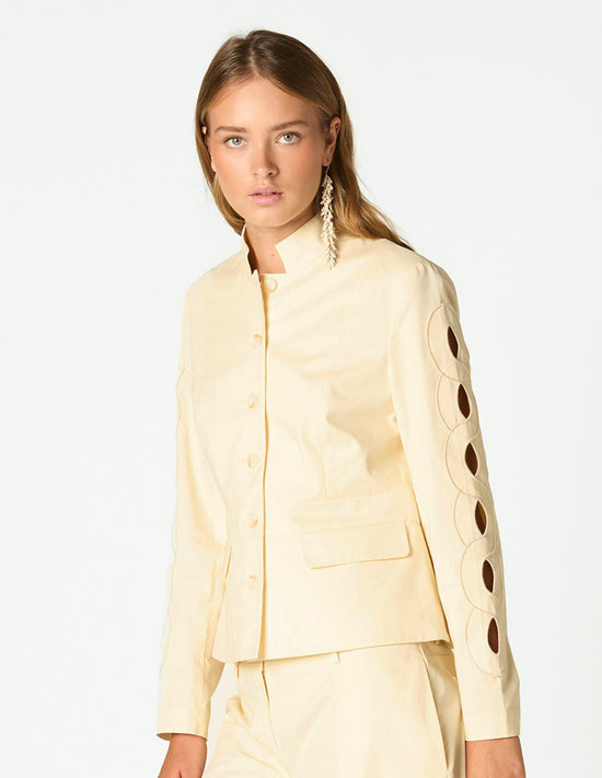 BLAZER EIGHTHS ECRU