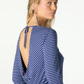 BLUE STRIPED T-SHIRT