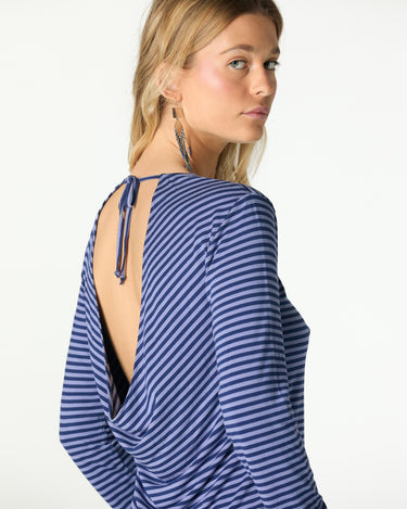 BLUE STRIPED T-SHIRT