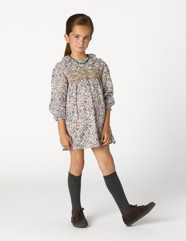 VESTIDO NIDO MANGA LARGA BLOSSOM PLUM