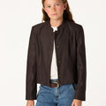 BLAZER RAYA DIPLOMATICA PLIEGUE MARRON