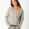 CHAQUETA BOTONES ASIMÉTRICA GREY