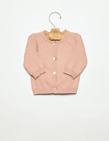 BABY PINK BUTTON-UP JACKET
