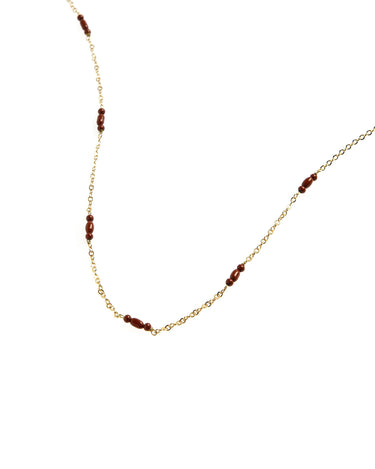 BEAD BORDEAUX CHAIN