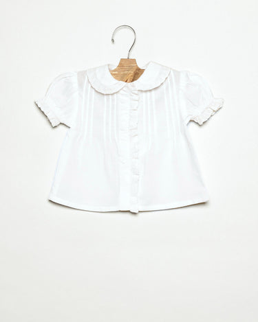 SHIRT WITH STRIP COLLAR