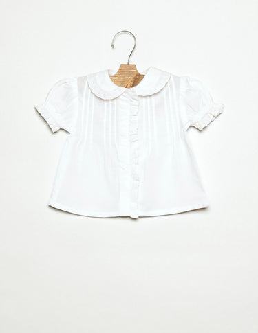 SHIRT WITH STRIP COLLAR