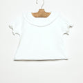 RUFFLE T-SHIRT WHITE