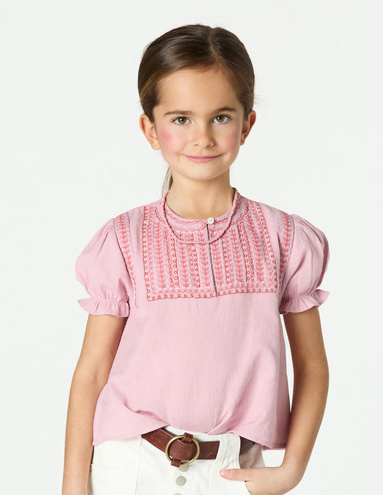 ROSE EMBROIDERED SHIRT