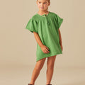GREEN KNIT WAVE DRESS