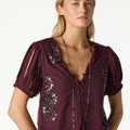 BITTERSUIT EMBROIDERED TULLE SHIRT