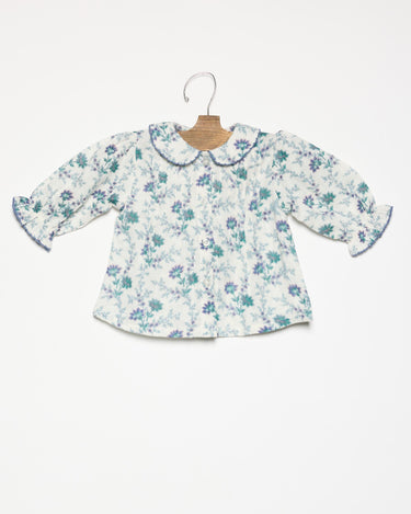 CAMISA BRIGHT FLOWERS BLUE