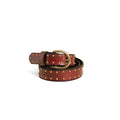STUDDED BELT BRN