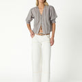 HEXAGONAL STUDDED TROUSERS