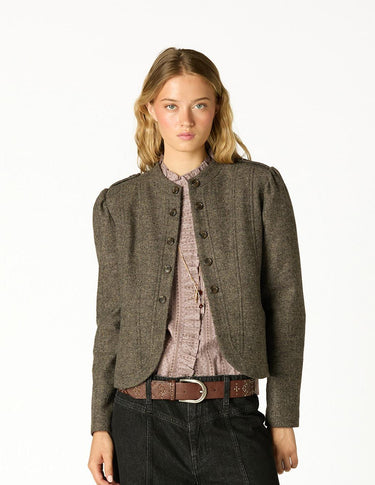 BLAZER MAO ESPIGA GRIS