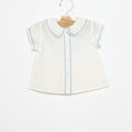HERRINGBONE EMBROIDERED SHIRT