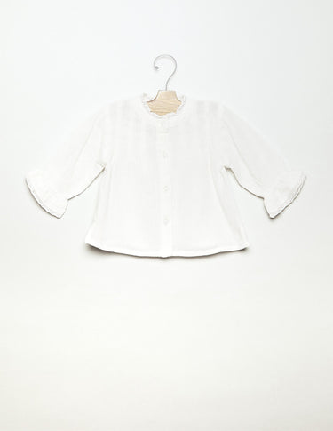 RAW PLEATED SHIRT