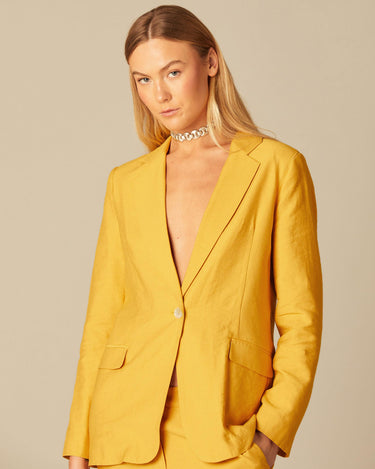 YELLOW BLAZER