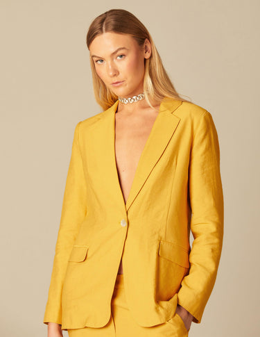 YELLOW BLAZER
