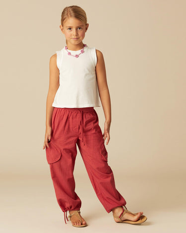 PANTALÓN BOLSILLO ROJO