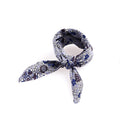 BLUE FLORAL PRINT SCARF