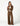BROWN STRIPED POCKET BUTTON TROUSERS