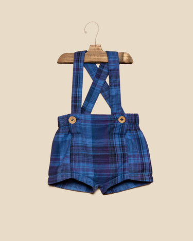 FRENCH CHECK TROUSERS - BLUE