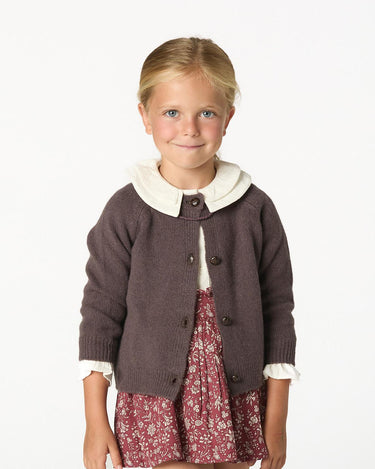 CHAQUETA BOTÓN LODEN CHOCOLATE