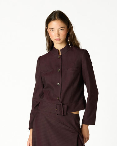 BLAZER HEBILLA RAYA GRANATE