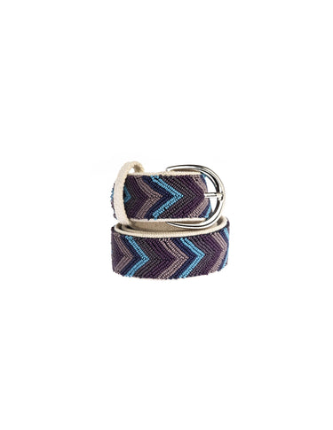 BEADS MULBERRY BELT