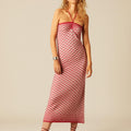 BICOLOR KNIT DRESS