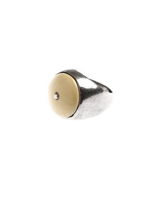 ANILLO PIEDRA GRANDE IVORY