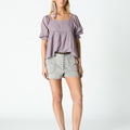 GREY POCKET SHORTS